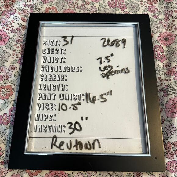 Revtown Jeans Men's 31x30 Sharp Slim Straight Medium Wash Denim - Picture 6 of 6